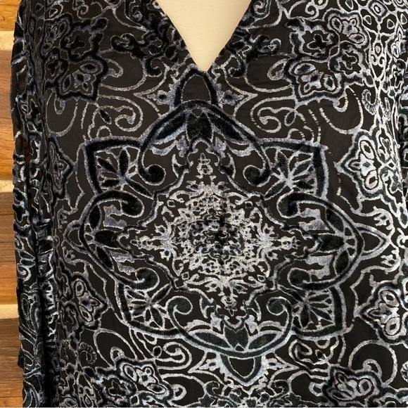 VIOLET + CLAIRE Navy Night blouse Womens size XXXL - Picture 5 of 9